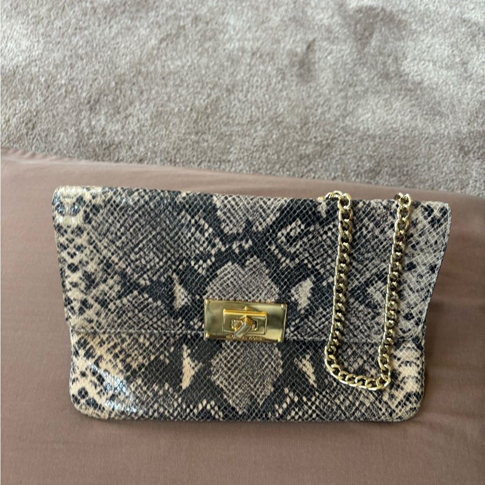 Michael kors real leather purse